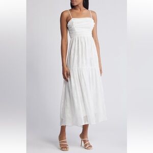 Chelsea28 Jacquard Bow Back Cut Out Maxi